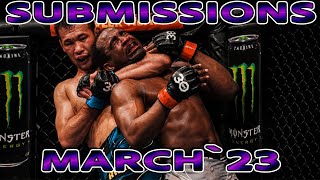 MMA submissions March 2023 [upl. by Hedy]