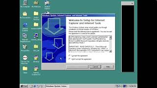 Install Internet explorer 55 and 6 through web in Windows 98 in 2023 [upl. by Alrich]