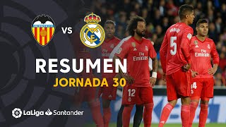 Resumen de Valencia CF vs Real Madrid 21 [upl. by Nylia]