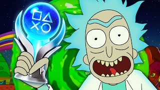 Rick and Morty VRs Platinum Trophy was HILARIOUS [upl. by Eelyrehc]