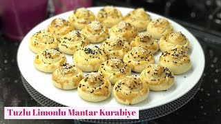 Tuzlu Limonlu Mantar Kurabiye  Naciye Kesici  Yemek Tarifleri [upl. by Xirdnek730]