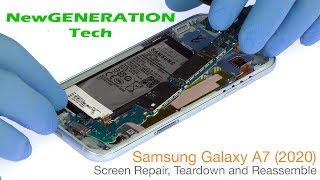 Know How to Change Samsung A7 Android Device Display Screen Replacement 2 Minutes [upl. by Badger460]