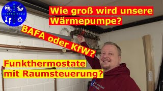 Größe der Wärmepumpe vor Sanierung bestimmen  Finanzierung über BAFA oder KfW [upl. by Anitahs791]