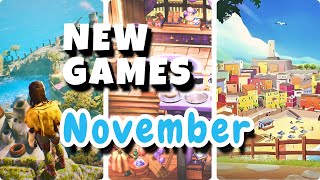 Amazing New Games  MustPlay Cozy amp Adventure Games Releasing in November 2024 [upl. by Namrac]