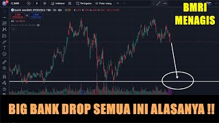 Saham BANK drop semua ternyata ini alasanya  BMRI paling menagis [upl. by Body]