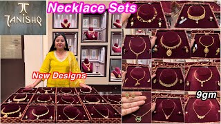 9gm😳😲onwards Traditional amp Modern stylish gold necklace sets from Tanishq  New Necklace sets [upl. by Jak]