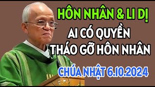 CÓ ĐƯỢC LI DỊ KHÔNG AI CÓ QUYỀN GỠ BỎ BÍ TÍCH HÔN NHÂN CHA PHẠM QUANG HỒNG GIẢNG MỚI NHẤT [upl. by Ause]