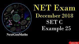 CSIR NET MATHEMATICS Best Solution NET Exam Solution DEC 2018  Linear Algebra Example 25 Set C [upl. by Enehpets]