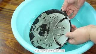 Introduce two ways for engraving ceramic plates and tiles with OLM3  DIY discs and tiles [upl. by Anenahs558]