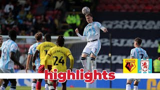 Match Highlights  Watford 2 Boro 1  Matchday 9 [upl. by Bud]