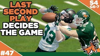 Last Second Thriller Conference Game  Whitetails  NCAA Football 14  Ep 47 [upl. by Litton]