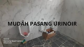 MUDAH PASANG URINOIR TOTO [upl. by Tull]