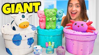 Making Giant Versions of Peachybbies Slime [upl. by Nanny]