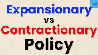 Expansionary vs Contractionary Economic Policy  Think Econ [upl. by Sivat]