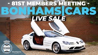 BonhamsCars 81MM auction  Live stream [upl. by Iblok]