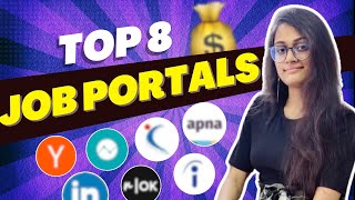 Best Portals to find Jobs amp Internships for 2024  Land your Dream Job [upl. by Nilekcaj]