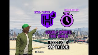 GTA 5 Online  Weekly Update  Time Trials 29  5 Sept [upl. by Edahsalof58]