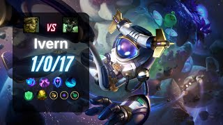 IVERN JUNGLE vs WARWICK  EUW LoL Challenger Patch 145 [upl. by Secundas]