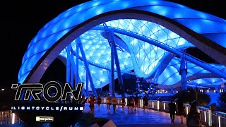 TRON Lightcycle Run  Magic Kingdom  Walt Disney World [upl. by Dahl588]