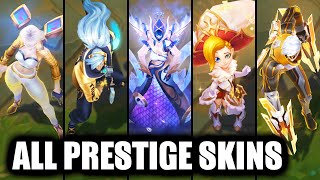 All Prestige Skins Spotlight League of Legends [upl. by Grati]