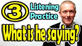 What is he saying3 Listening Practice  ForB English Lesson [upl. by Leanora]