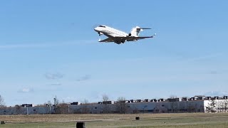 Gulfstream G280 Taxi and Takeoff [upl. by Gyatt]