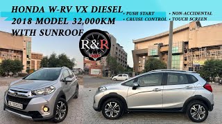 honda WRV 2018 vx top diesel for sale 70324954288074478944☎️honda sunroof hyderabad vijaywada [upl. by Elsa]