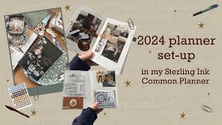 Sterling Ink Common Planner  Set up for 2024 [upl. by Colver]