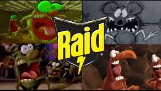 All Bugs Screaming Raid Commercial All Over The Years Compilations [upl. by Dean]