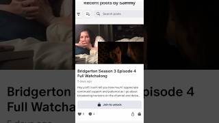 Full Bridgerton Season 3 Episode 4 Watchalong on Patreon bridgerton sammyb8s on Patreon [upl. by Pouncey]