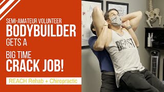 Bodybuilder Gets a BIG TIME Chiropractor Crack Job  Plymouth Chiropractors [upl. by Chalmer34]