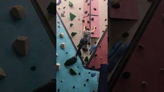 My first time rock wall climbing as an amputee ❤️💪🦿 Rockwall climbing oneleg [upl. by Mieka]