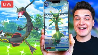 Raiding MEGA RAYQUAZA cause niantic messed up [upl. by Karlie604]