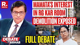 RG Kar Case Why Mamata Banerjee Wanted The Room Destroyed In Kolkata Horror Asks Arnab [upl. by Masterson]