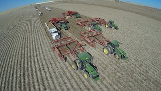 16 Row Massive Potato Harvest with John Deere and Spudnik [upl. by Itsuj]