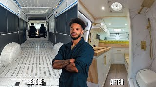 I Transformed a Work Van into a Mobile Home  Full Build Start to Finish [upl. by Ettevi159]