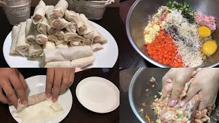 The Best CHICKEN LUMPIA SHANGHAI RECIPE Filipino Style JAMES MEMAVLOG [upl. by Toms]