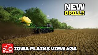 SOWING CANOLA WITH THE NEW DRILL Iowa Plains View Farming Simulator 22 Timelapse FS22 Ep 34 [upl. by Onileva860]