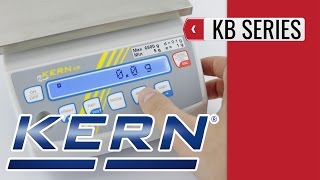 KERN KB Precision Balances product video presentation [upl. by Ludie]