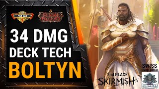 HOW TO Combo Boltyn for 34 DMG – Flesh and Blood TCG [upl. by Naitsirc]