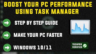 How to Optimize PC Performance Using Task Manager Like a Pro in Windows  Full Guide [upl. by Ecinehs]