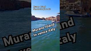 Murano island in venice  Beautiful Murano view shorts shortsvideo music [upl. by Timus453]