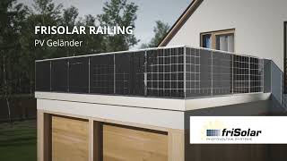 Photovoltaiksysteme friSolar vertical  Railing [upl. by Lillywhite]