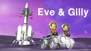 KSP Going to EVE amp GILLY with a Rover [upl. by Erbua384]