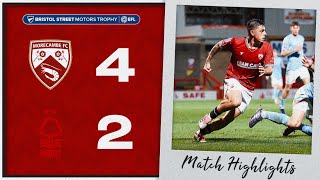 Highlights  Morecambe 4 Nottingham Forest U21s 2 [upl. by Simson]