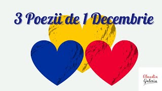 3 Poezii de 1 Decembrie Poezii pentru copii  Poezii de Ziua României Tricolorul  Portul Românesc [upl. by Okime]