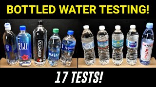 Testing 10 Popular Bottled Drinking Water Brands  See How They Compare [upl. by Palgrave]