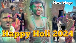 Happy Holi 2024 🌈 New vlogs 😍 holi dailyvlogs trendingvlogs trendingholi [upl. by Leede]