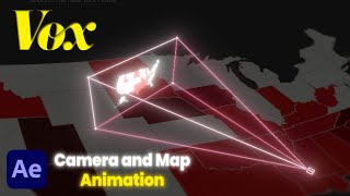 Create Insane Vox Style Camera and Map Animation  After Effects Tutorial [upl. by Perrins]