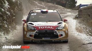 SLoeb vs SOgier WRC MONTE CARLO 2013 HD [upl. by Swithbert]